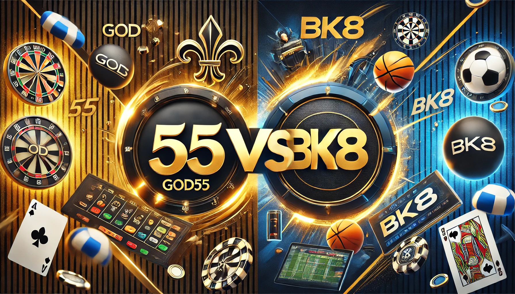 When comparing GOD55 and BK8, both are prominent platforms in the realm of online gambling, offering a wide range of casino games, sports betting, and other interactive gaming options.